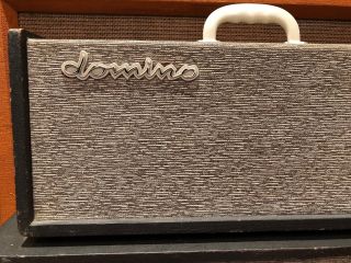 Vintage 1965 JMI Vox Domino Bass Piggyback Valve Amplifier Head & 1x12 Cabinet 2