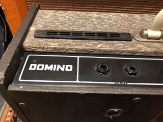 Vintage 1965 JMI Vox Domino Bass Piggyback Valve Amplifier Head & 1x12 Cabinet 4