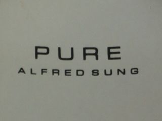 Vintage Perfume Bottle Spray Alfred Sung - Pure - EDP - 1.  7 OZ/50 ML - 3/4 Full 4