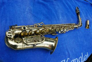 Vintage Yanagisawa Alto " Continental " Saxophone A - 5? Berg Larsen Mouthpiece 1968