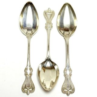 Towle Sterling Silver Old Colonial Pattern Serving Spoon 8.  5 " Set Of 3 No Monos