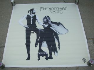 Fleetwood Mac Stevie Nicks Rumours Very Large Vintage Promo Poster - 1977