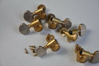 Vintage 1960 Grover GOLD Pat Pend USA Tuners Gibson Les Paul/SG/ES335 175L 60s 11