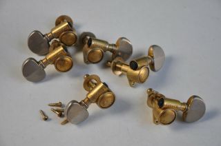 Vintage 1960 Grover GOLD Pat Pend USA Tuners Gibson Les Paul/SG/ES335 175L 60s 12