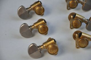 Vintage 1960 Grover GOLD Pat Pend USA Tuners Gibson Les Paul/SG/ES335 175L 60s 2