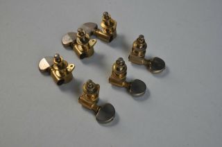 Vintage 1960 Grover GOLD Pat Pend USA Tuners Gibson Les Paul/SG/ES335 175L 60s 3