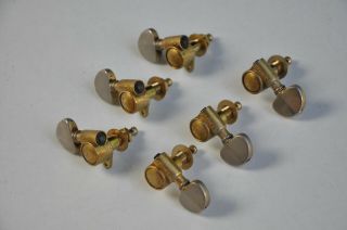 Vintage 1960 Grover GOLD Pat Pend USA Tuners Gibson Les Paul/SG/ES335 175L 60s 5