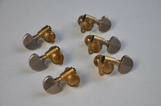 Vintage 1960 Grover GOLD Pat Pend USA Tuners Gibson Les Paul/SG/ES335 175L 60s 6