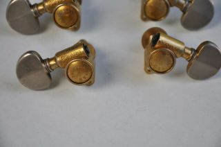 Vintage 1960 Grover GOLD Pat Pend USA Tuners Gibson Les Paul/SG/ES335 175L 60s 7