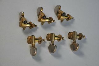 Vintage 1960 Grover GOLD Pat Pend USA Tuners Gibson Les Paul/SG/ES335 175L 60s 8