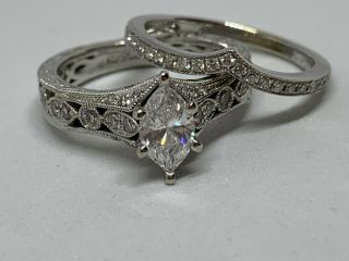 Neil Lane Marquise Wedding Set Engagement Ring Wedding Bands Vintage