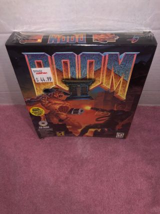 Doom Ii (pc,  1994) Rare Vintage Pc Game Collector Pc Cd Rom
