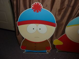 Vintage South Park Cardboard Cutouts Characters Displays Store promo 1998 Rare 2