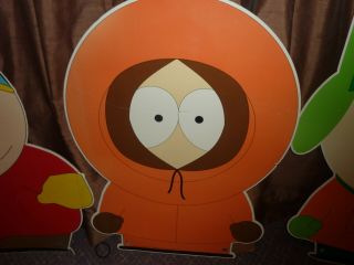 Vintage South Park Cardboard Cutouts Characters Displays Store promo 1998 Rare 4