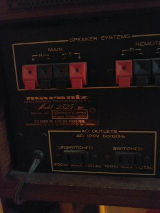 Marantz Stereophonic Receiver Model 2325 Vintage 5