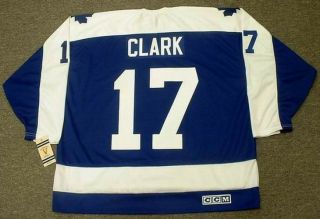 Wendel Clark Toronto Maple Leafs 1992 Ccm Vintage Throwback Nhl Hockey Jersey