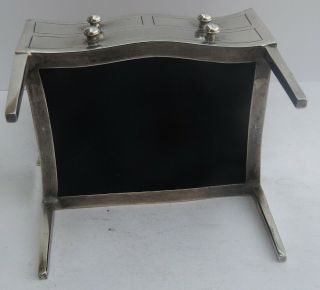 ANTIQUE ENGLISH SILVER JEWELLERY CHEST c.  1912 8