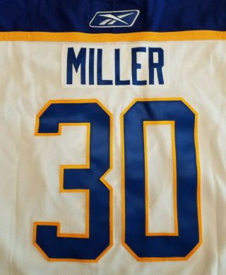 Ryan Miller Vintage Buffalo Sabres Reebok 2008 NHL Winter Classic Jersey 4