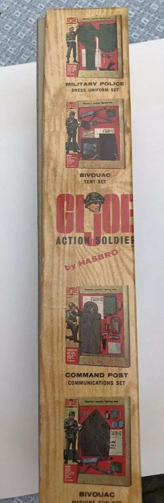 Vintage 1964 GI Joe Action Soldier Early Edition Triple Trade Mark Box Only 5