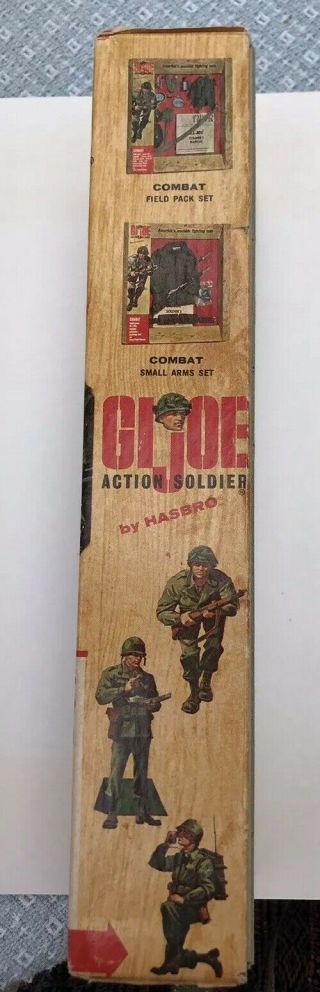 Vintage 1964 GI Joe Action Soldier Early Edition Triple Trade Mark Box Only 6