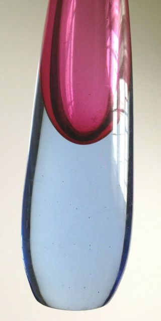 Vintage Murano Art Glass Vases MCM - label Salviati & Co. 5