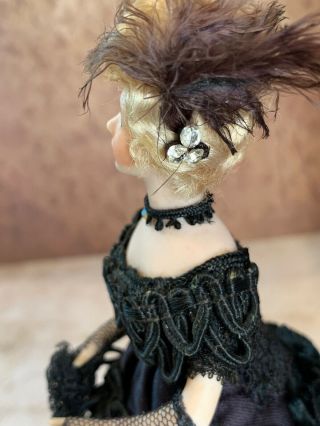 Artisan Miniature Dollhouse Vintage Stacy Hofman Doll Victorian Porcelain LACE 2