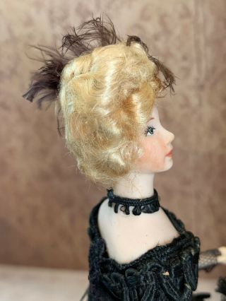 Artisan Miniature Dollhouse Vintage Stacy Hofman Doll Victorian Porcelain LACE 6