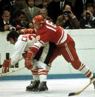 VLADIMIR PETROV USSR 1972 CCM Vintage Throwback Hockey Jersey 3