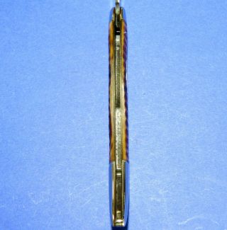 RARE - Vintage Case 61098 Toothpick Knife 1920 - 39 Green Bone 5 - 1/2 