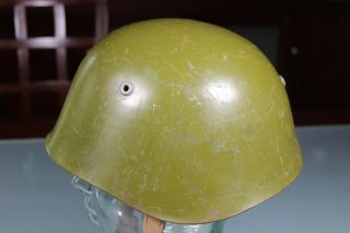 Post WW2 Bulgaria Bulgarian Cold War Steel Combat M72 Helmet 1983 57 Complete 6 4