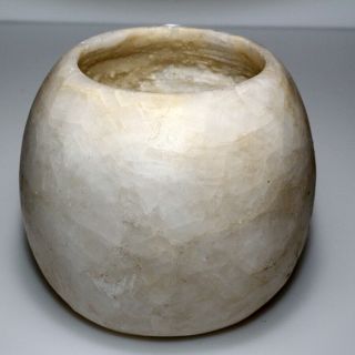 Scarce - 1500 - 1000 Bc Egyptian Alabaster Vase