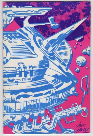 1970 1st San Diego Comic Con Program Rare Jack Kirby Fr & Bk Cover Shel Dorf Vf,