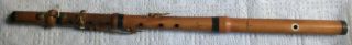 Vintage Bleszner (pest) Boxwood Flute,  Early 19th Century