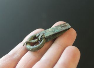 Medieval buckle and belt parts Eastern Europe Viking 9th 10th century bronze 3