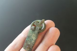 Medieval buckle and belt parts Eastern Europe Viking 9th 10th century bronze 4