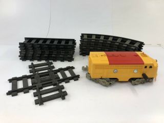 Vintage Remco Mighty Casey Ride On Train Set With Tracks Railroad Toy 1970 19974