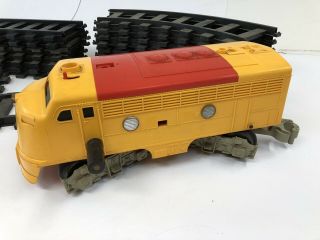 Vintage REMCO MIGHTY CASEY RIDE ON TRAIN SET with Tracks railroad toy 1970 19974 6
