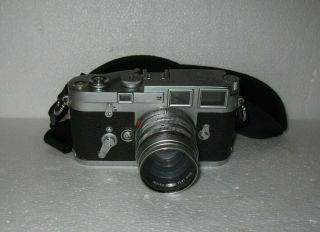 Vintage Leica M3 - 912 338 Dbp Ernst Leitz Gmbh Wetzlar Camera Germany 50mm F1.  5