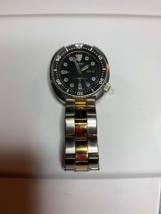Vintage Rare 1980 Seiko 6309 - 7049 150m Diver Janpan Watch W/band.