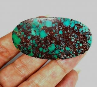 Vintage 100 Natural Spiderweb Persian Turquoise 104.  15 Cts Rare And Huge