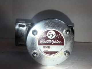 Vintage 1950 ' s Electro - Voice EV T350 16 - ohm Chrome Horn Tweeter Single LOOK 2