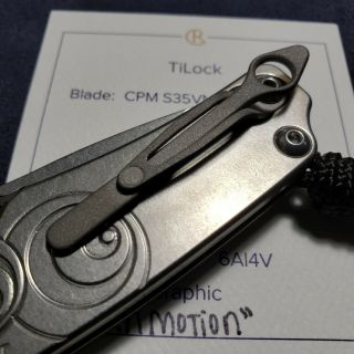Chris Reeve Knives TiLock Annual Graphic - 