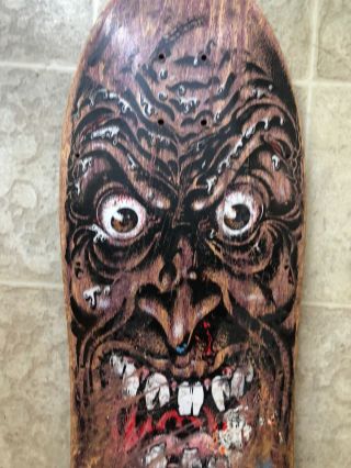 Vintage old school Santa Cruz Rob Roskopp Face skateboard not reissue 2