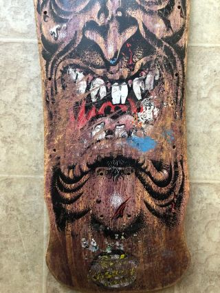 Vintage old school Santa Cruz Rob Roskopp Face skateboard not reissue 4