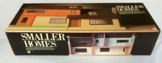 Tomy Smaller Homes Home and Garden Doll House Dollhouse 2421 Vintage 80 ' s NIOB 6