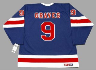 Adam Graves York Rangers 1991 Ccm Vintage Nhl Hockey Jersey