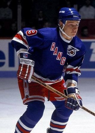 ADAM GRAVES York Rangers 1991 CCM Vintage NHL Hockey Jersey 3