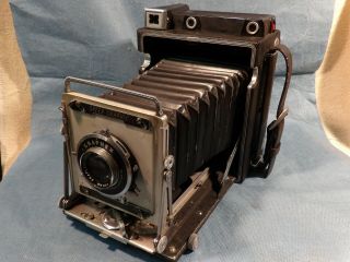 Vintage Graphex 4 By 5 Speed Graphic Camera Needs Minor Repair