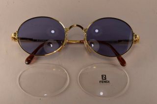Nos Vintage Sunglasses Fendi Fv 218 Made In Italy 