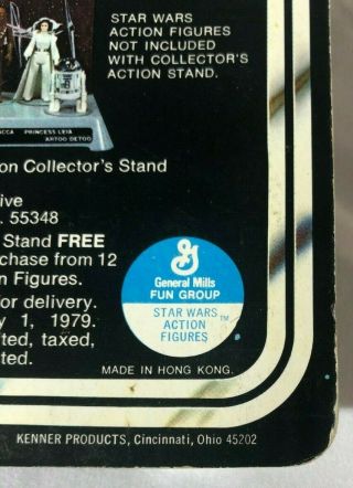 1978 Vintage Kenner Star Wars Unpunched 12 - Back B SW12B Han Solo Action Figure 11